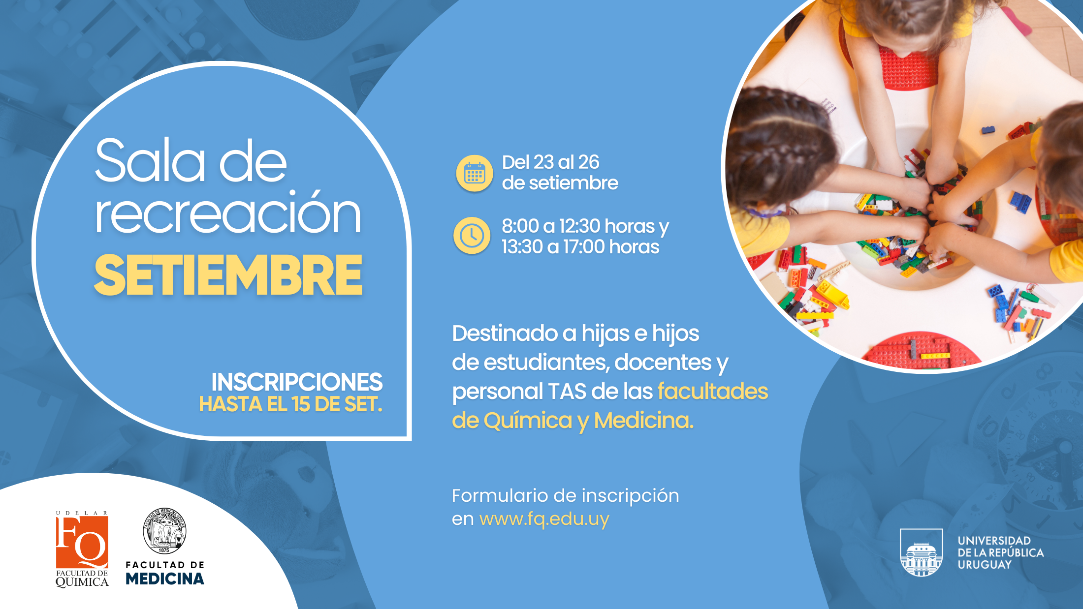 Sala de recreación de vacaciones de setiembre