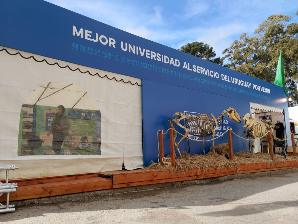 Stand de la Udelar en la Expo Rural del Prado 2025