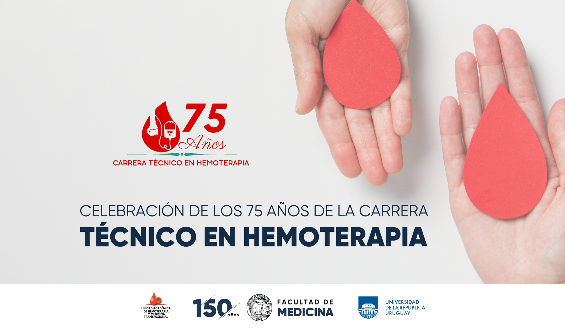 Celebración de los 75 años de la carrera Técnico en Hemoterapia