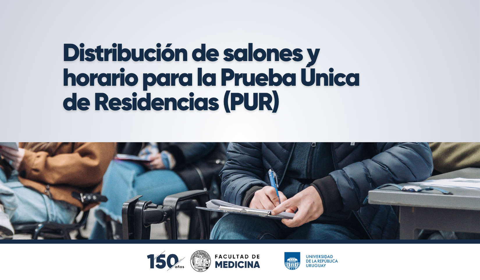 Distribución de salones y horario prueba PUR 2025