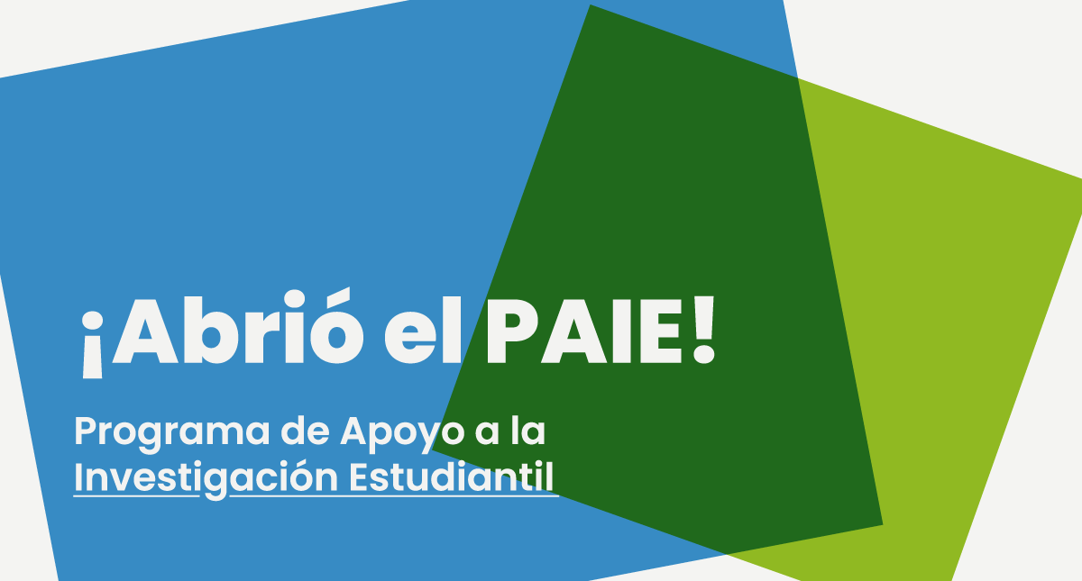 Abrieron las postulaciones al Programa de Apoyo a la Investigación Estudiantil (PAIE)