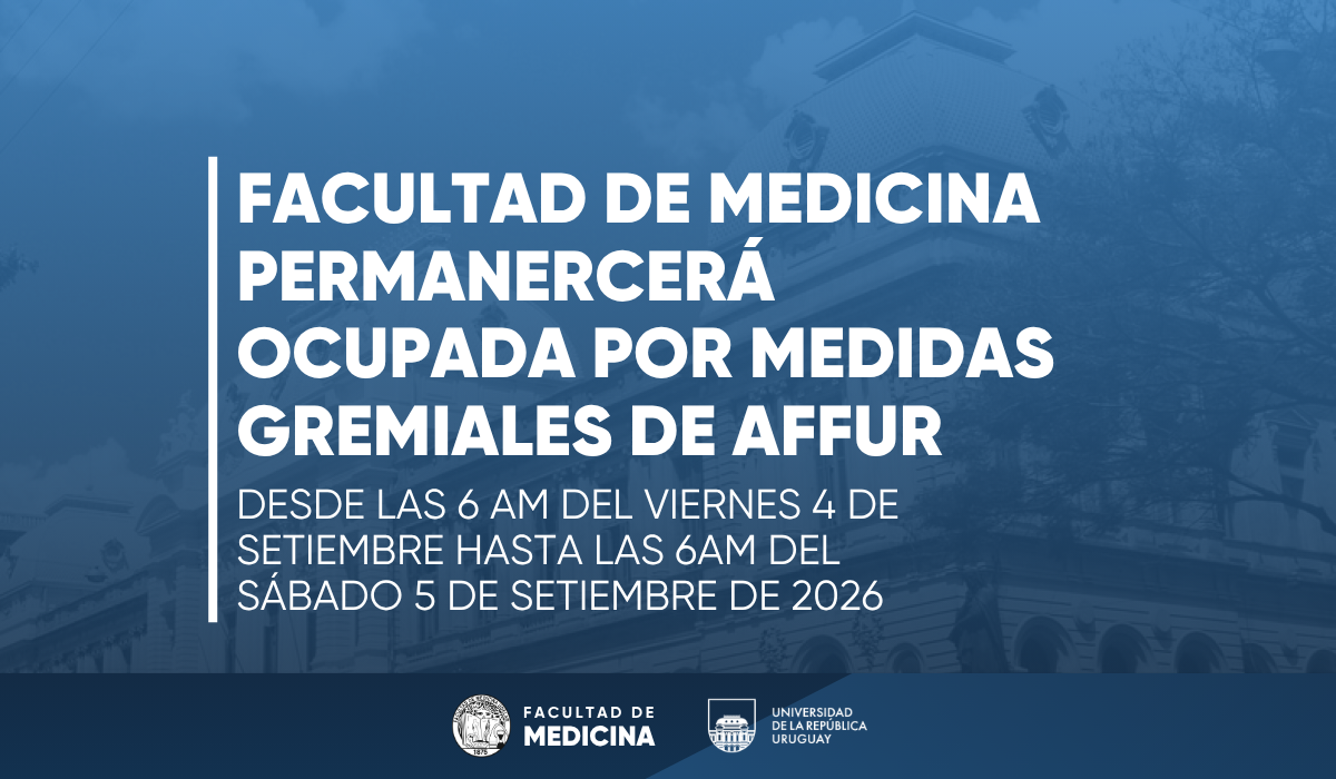 Edificio central de Facultad de Medicina permanecerá ocupado por AFFUR